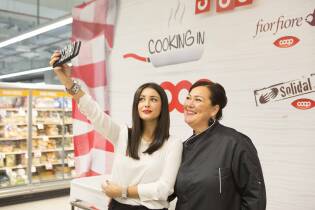 Lucia Giorgi alla Coop di Roncadelle
