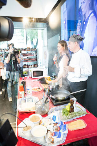 Showcooking Viviverde e Bene.sì con Tessa Gelisio