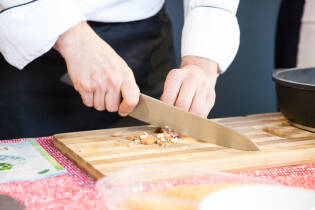 Showcooking Viviverde e Bene.sì con Tessa Gelisio