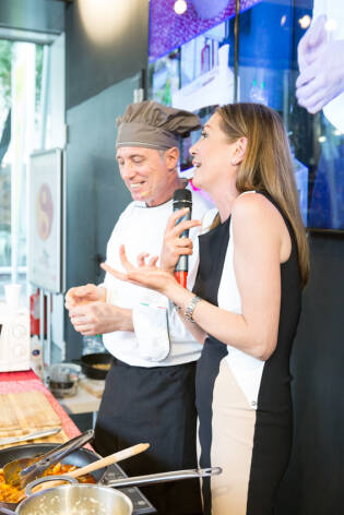 Showcooking Viviverde e Bene.sì con Tessa Gelisio