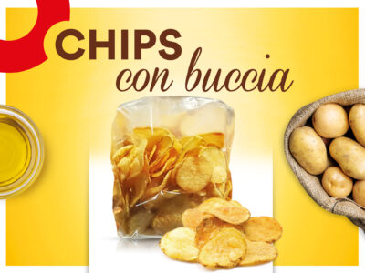 Chips con buccia sfoglie dorate dal gusto senza pari
