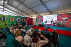 Terzo giorno di COOP LOMBARDIA di expo fornitori al castello sforzesco “la Lombardia di coop”MILANO, 4 OTTOBRE 2026, ANSA/DAVIDE CANELLA