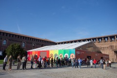 Terzo giorno di COOP LOMBARDIA di expo fornitori al castello sforzesco “la Lombardia di coop”MILANO, 4 OTTOBRE 2026, ANSA/DAVIDE CANELLA