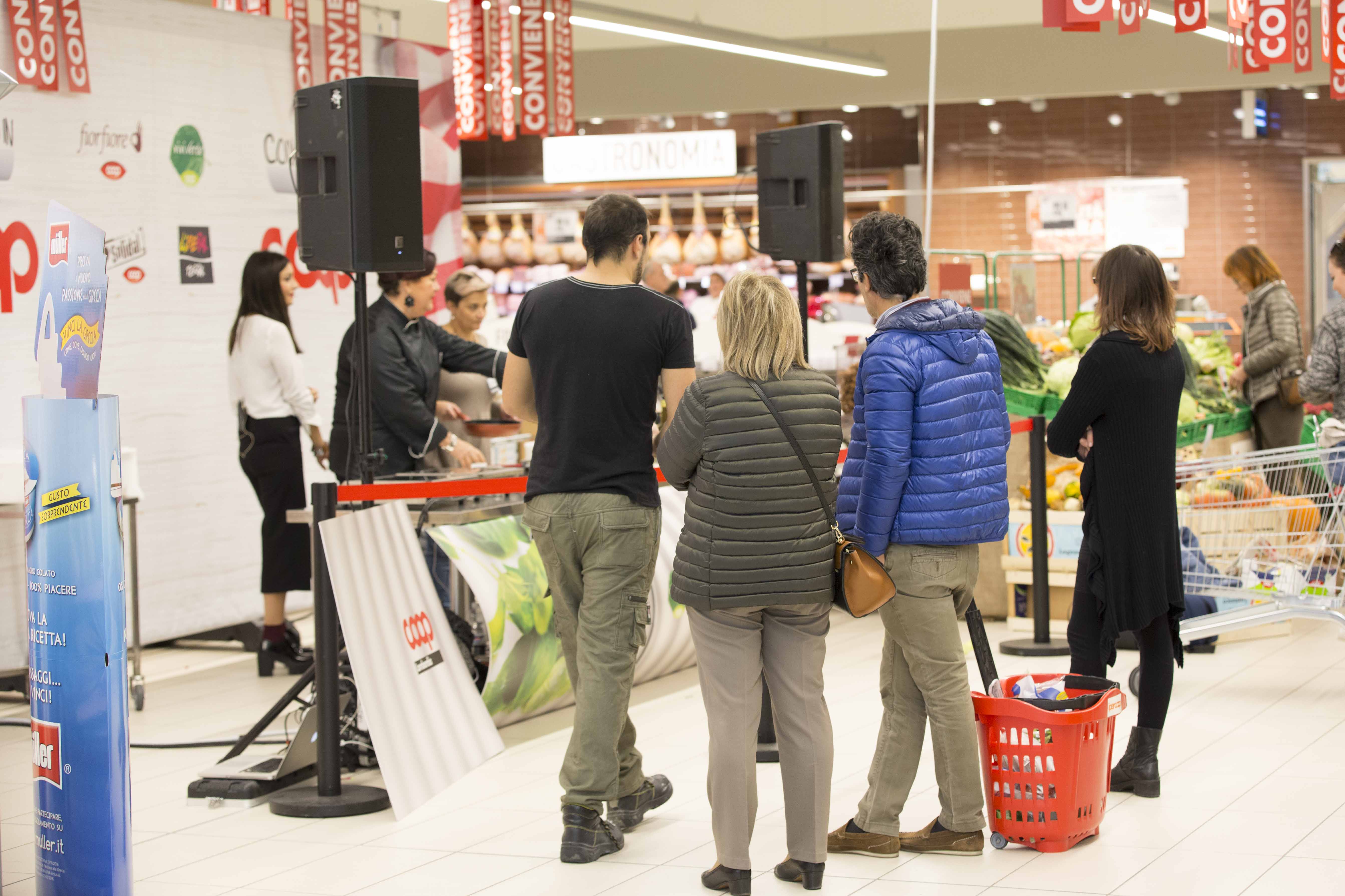 Lucia Giorgi alla Coop di Roncadelle