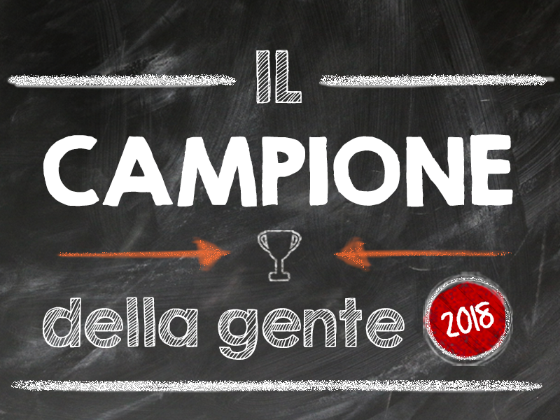 Vota Il Campione della gente 2018