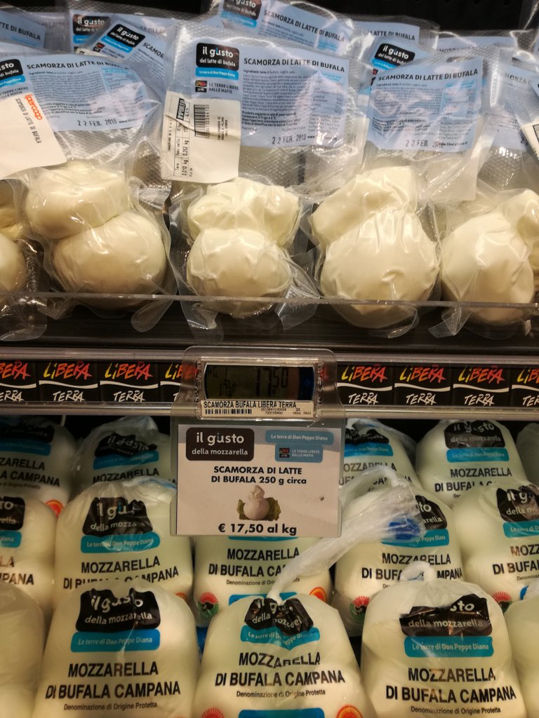 La mozzarella di bufala campana DOP e la scamorza di latte di bufala Libera Terra arrivano a Piazza Lodi - 25 gennaio 2018