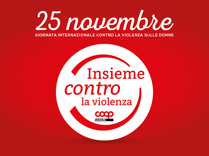 25 novembre 2018: Insieme contro la violenza anche quest'anno