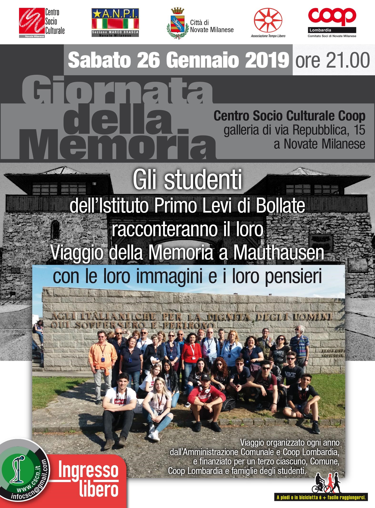 Giornata della memoria 2019 Racconto del viaggio a Mauthausen