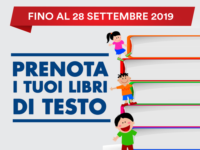 Prenota i libri di testo e ricevi uno sconto sulla spesa