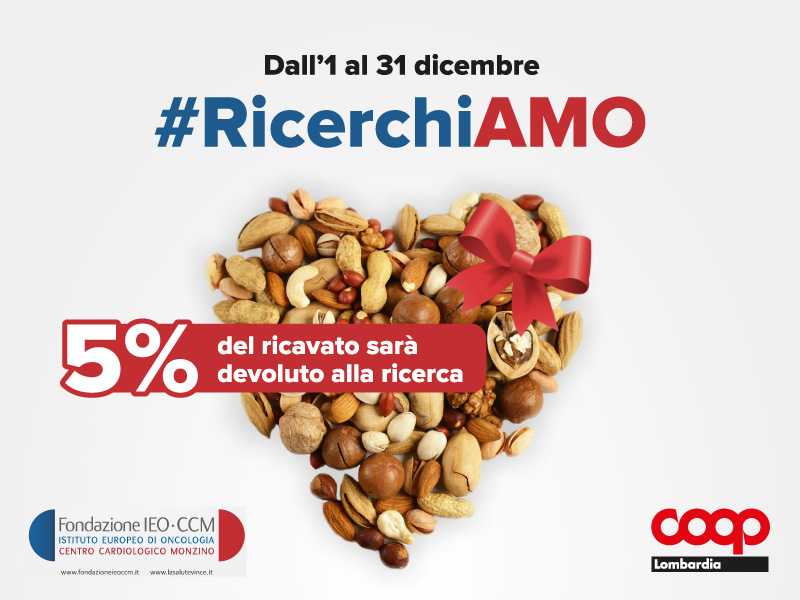 #RicerchiAMO: acquista la frutta secca per la ricerca