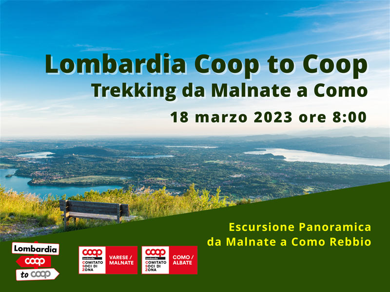 Lombardia Coop to Coop trekking Varese Malnate 2023