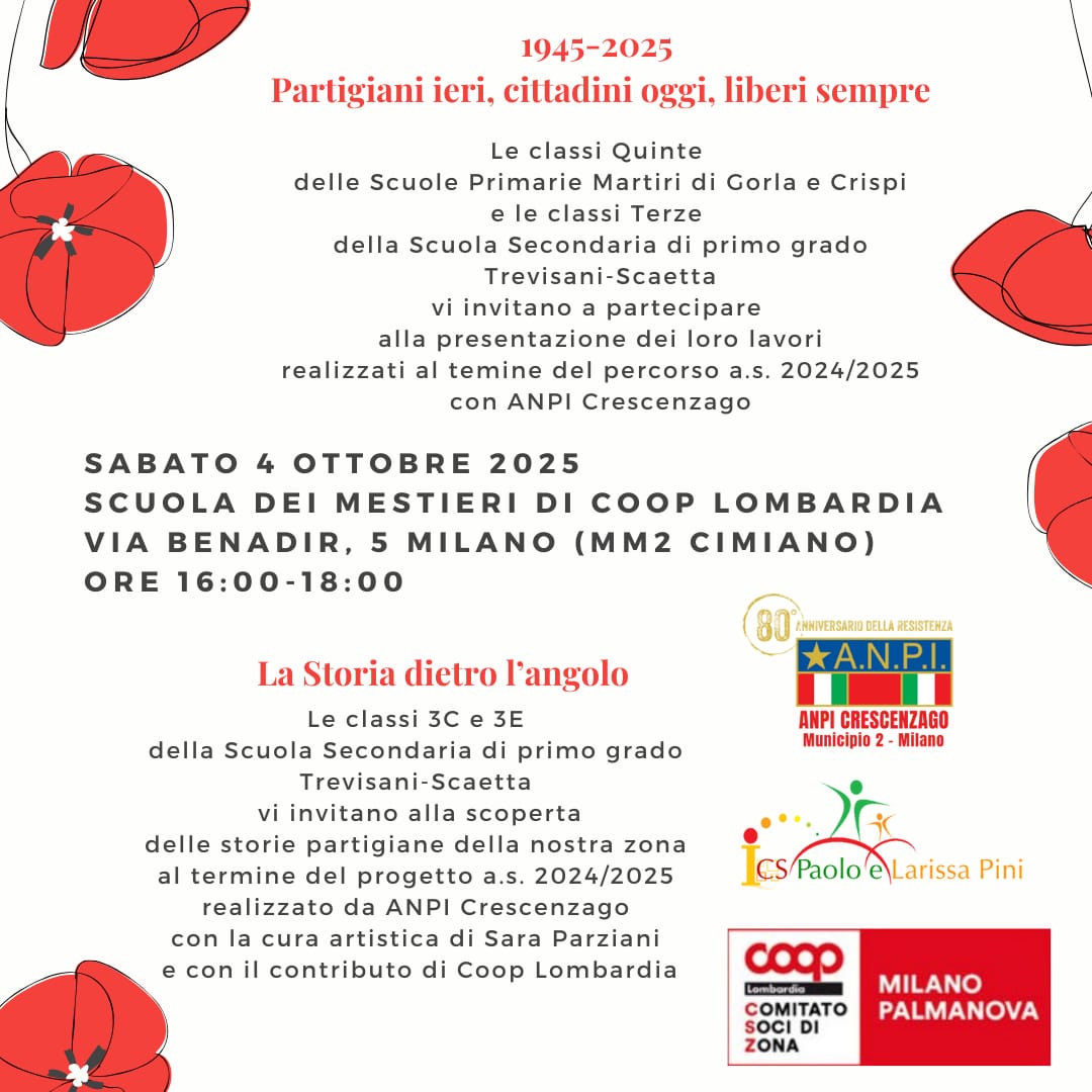 Partigiani scuole Mi Palmanova