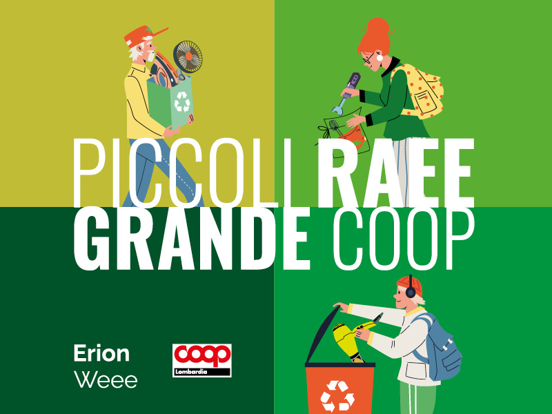 Riciclare i RAEE? Ora è più facile con Coop Lombardia 