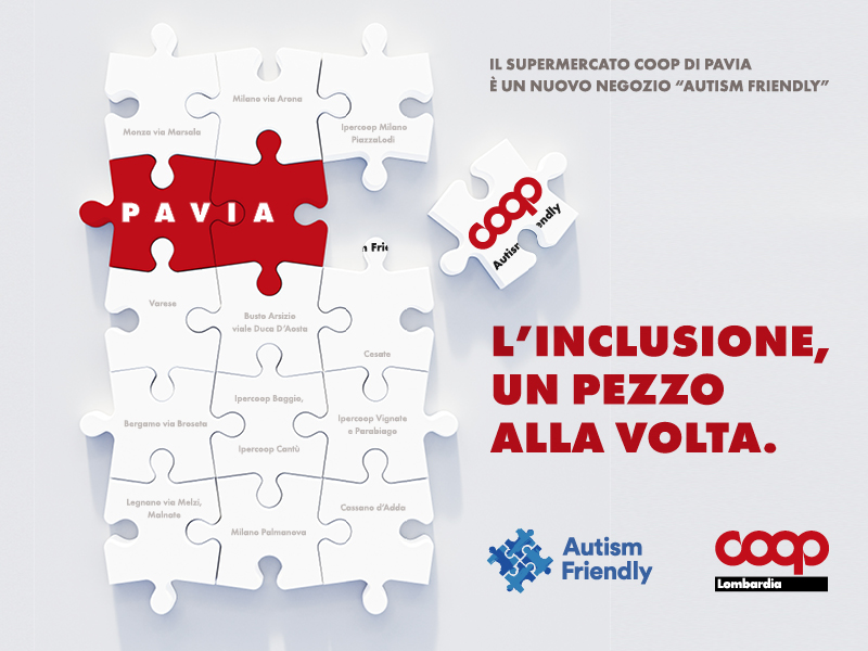Anche la Coop di Pavia diventa Autism Friendly! 