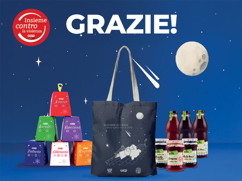 Grazie: 20mila euro raccolti per i Centri Antiviolenza