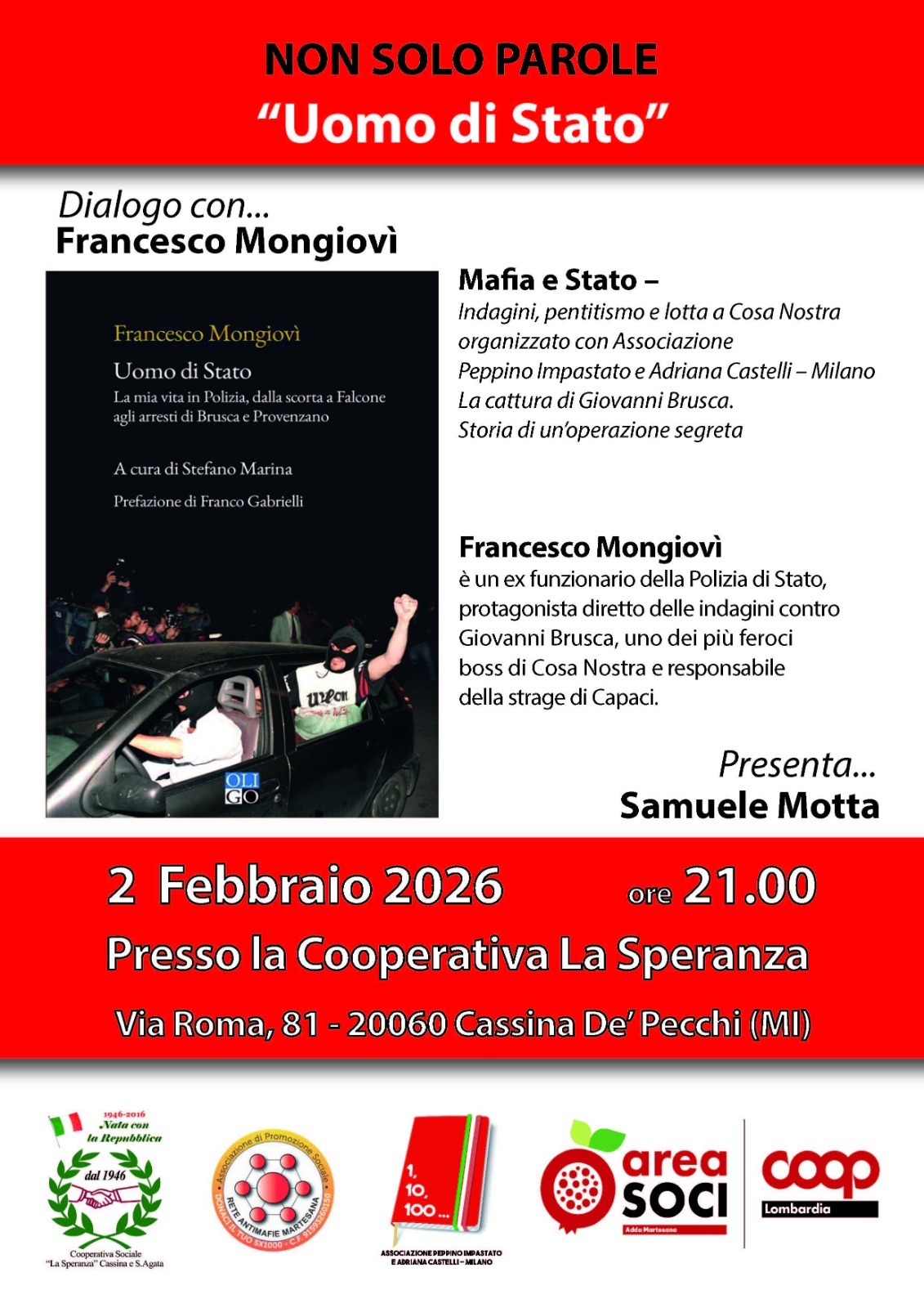 "Uomo di Stato" - dialogo con Francesco Mongiovì