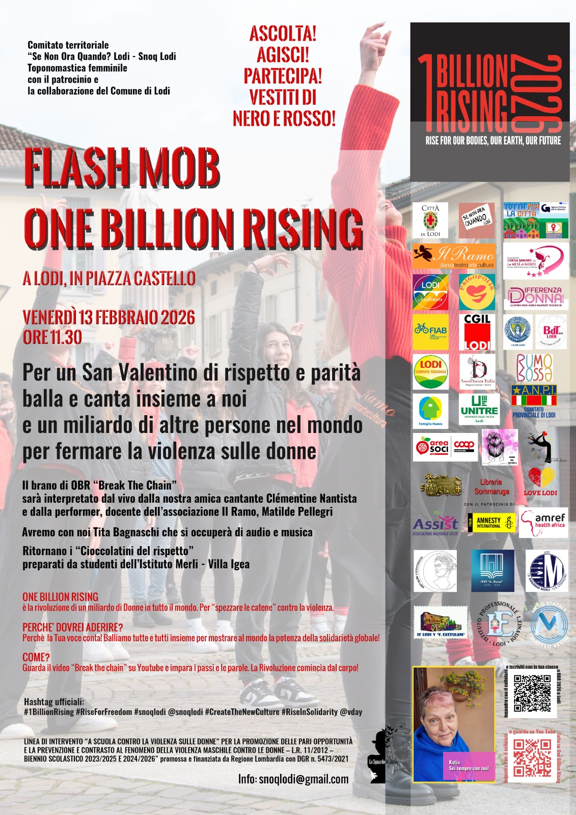 Flash Mob Piazza Castello Lodi