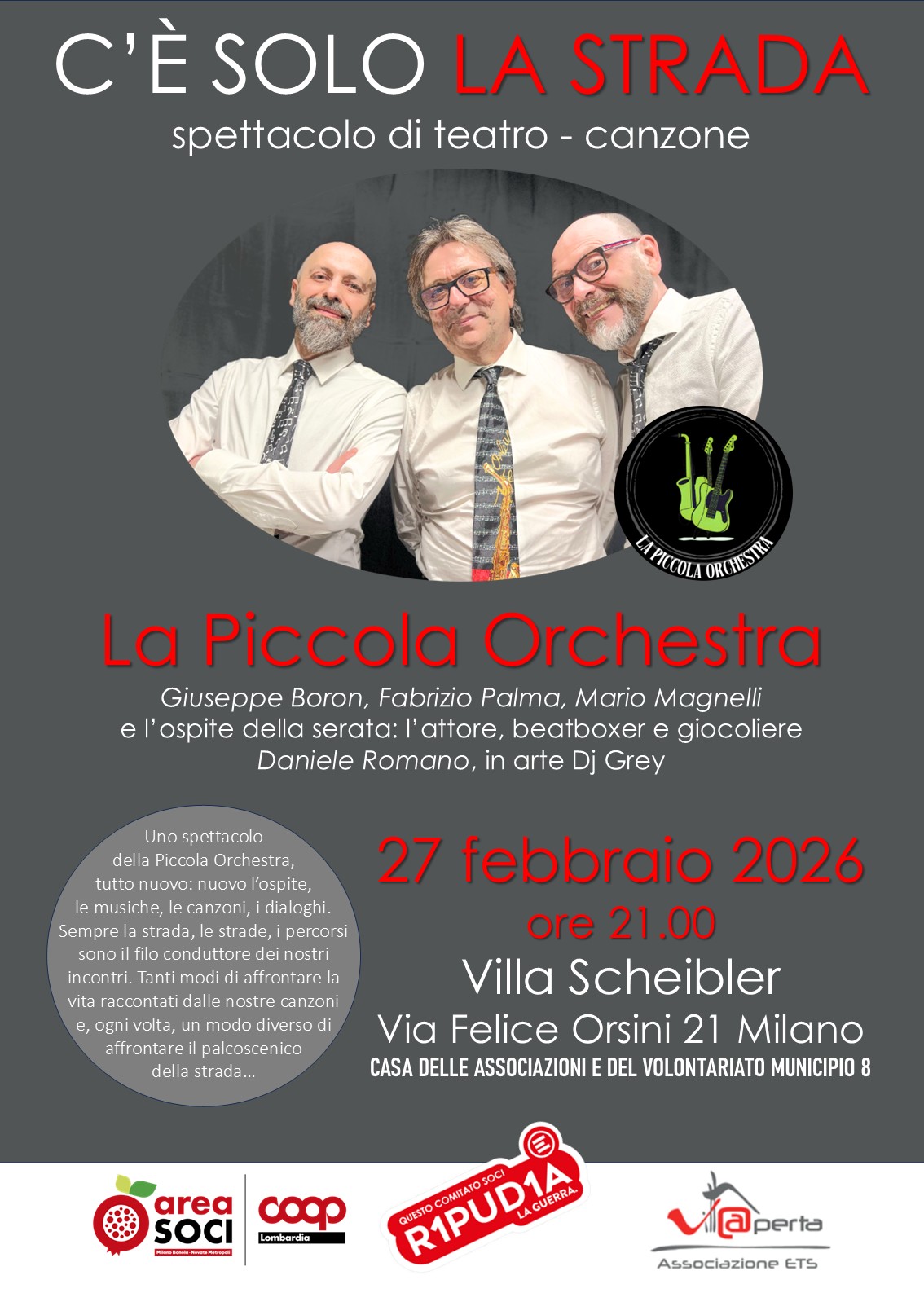 C è solo la strada - La Piccola Orchestra