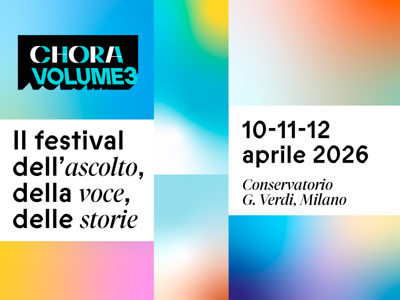 Coop Lombardia sostiene CHORA VOLUME 3