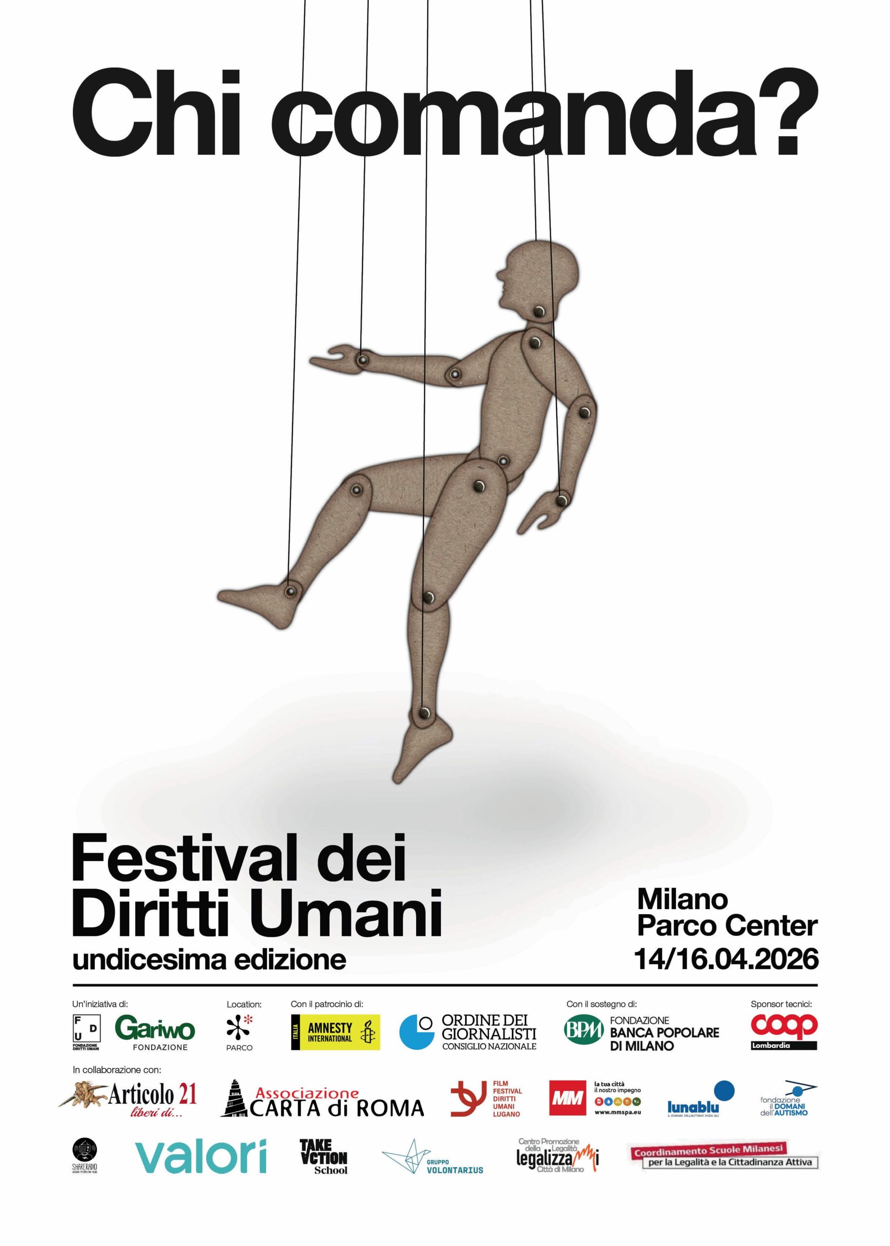 Festival dei Diritti Umani a Milano: il tema è "Chi comanda?"