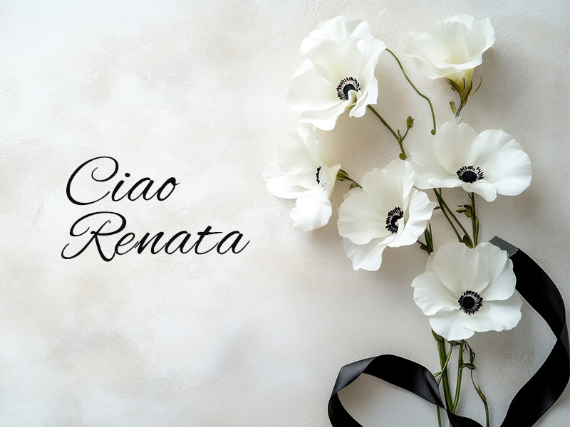 Ciao, Renata.