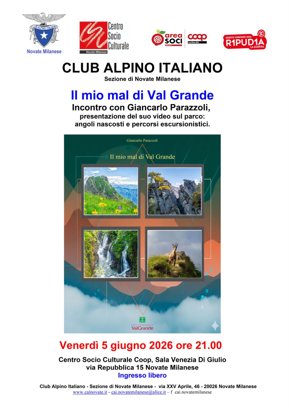 Il mio mal di Val Grande – Incontro con Giancarlo Parazzoli