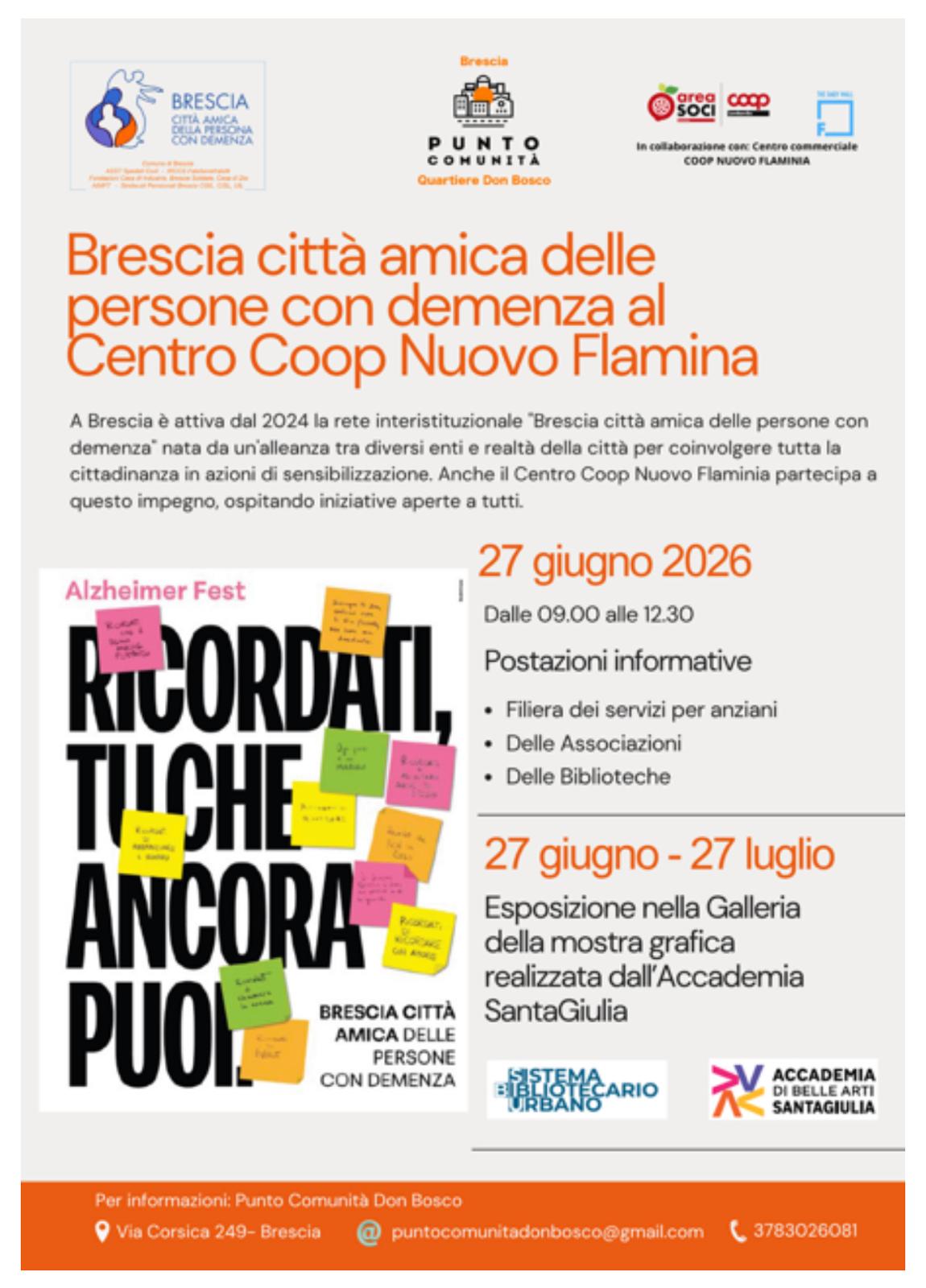 Brescia città amica delle persone con demenza