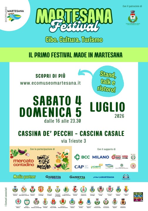 Martesana Festival – Cibo. Cultura. Turismo.