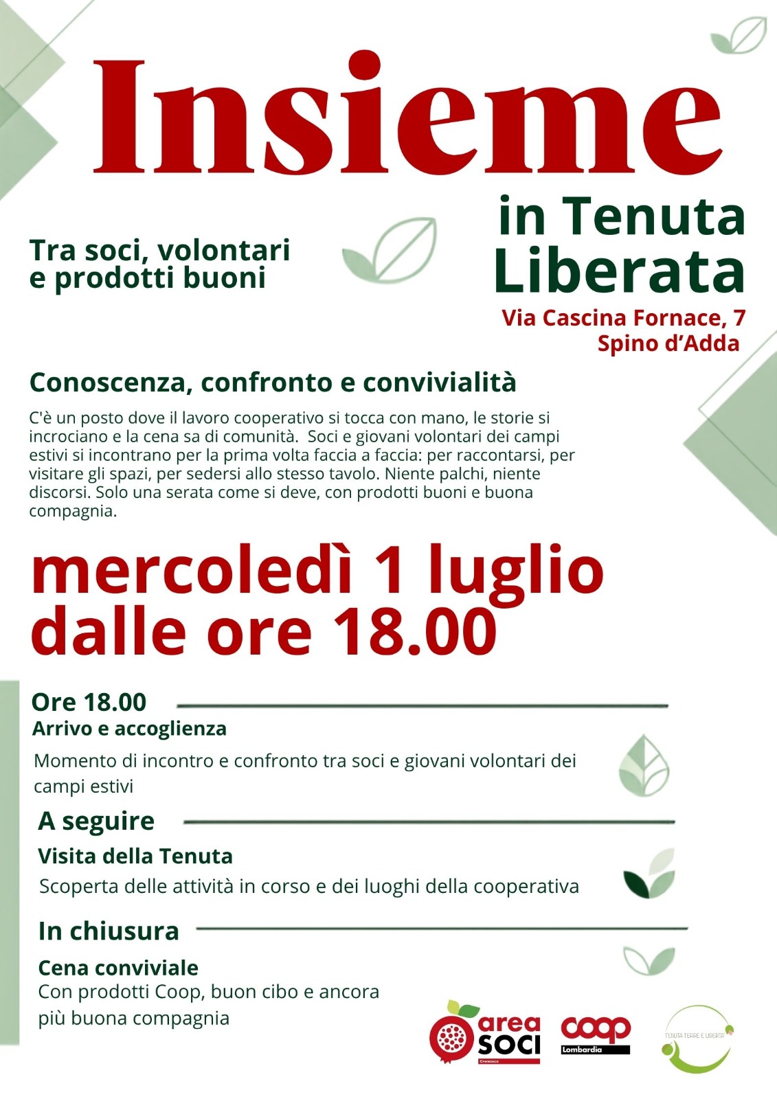 Insieme in Tenuta Liberata – Tra soci, volontari e prodotti buoni