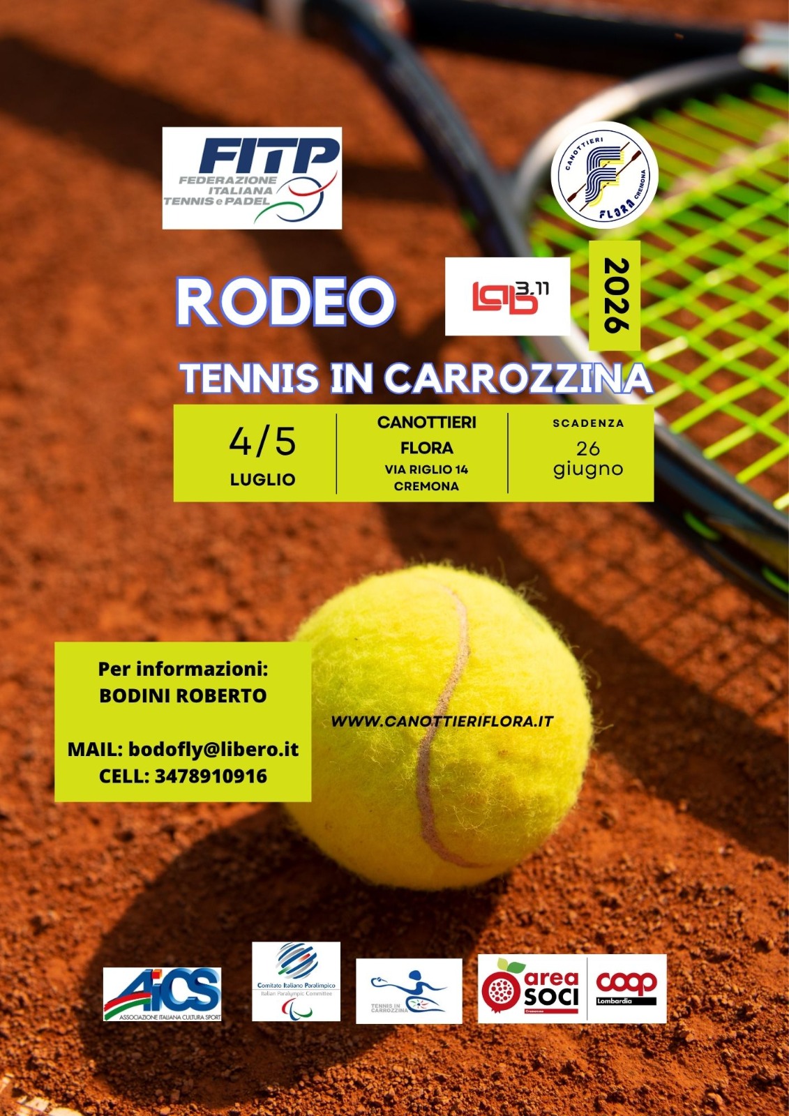 Rodeo Tennis in Carrozzina 2026