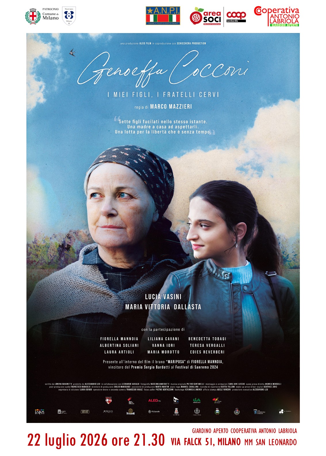 Genoeffa Cocconi – I miei figli, i fratelli Cervi (film, regia di Marco Mazzieri)