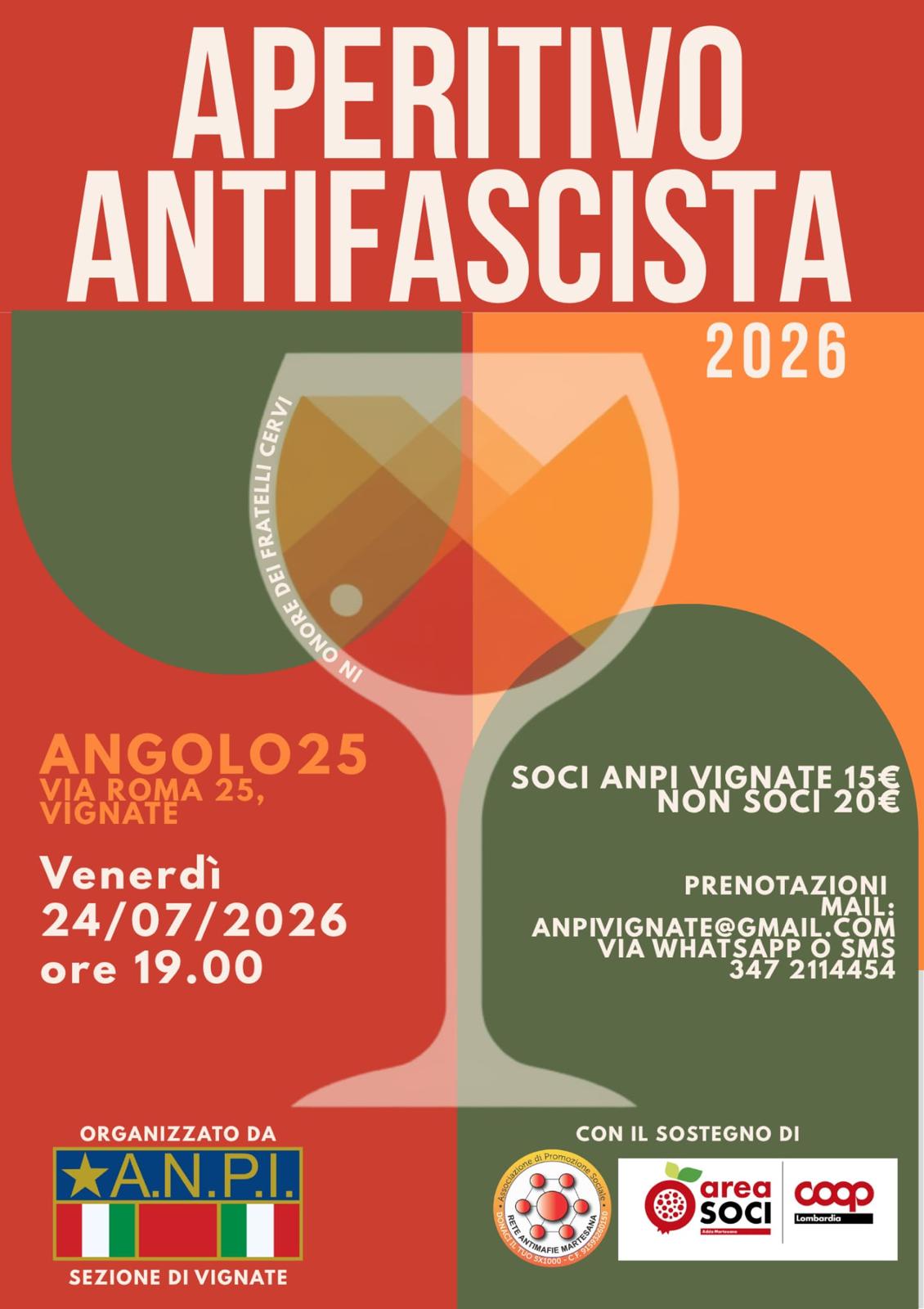 Aperitivo Antifascista 2026
