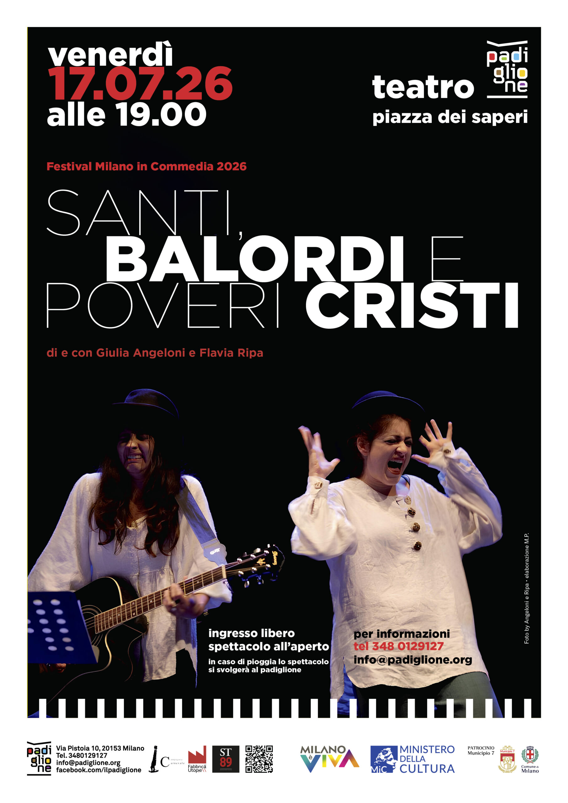 Santi, Balordi e Poveri Cristi (Festival Milano in Commedia 2026)