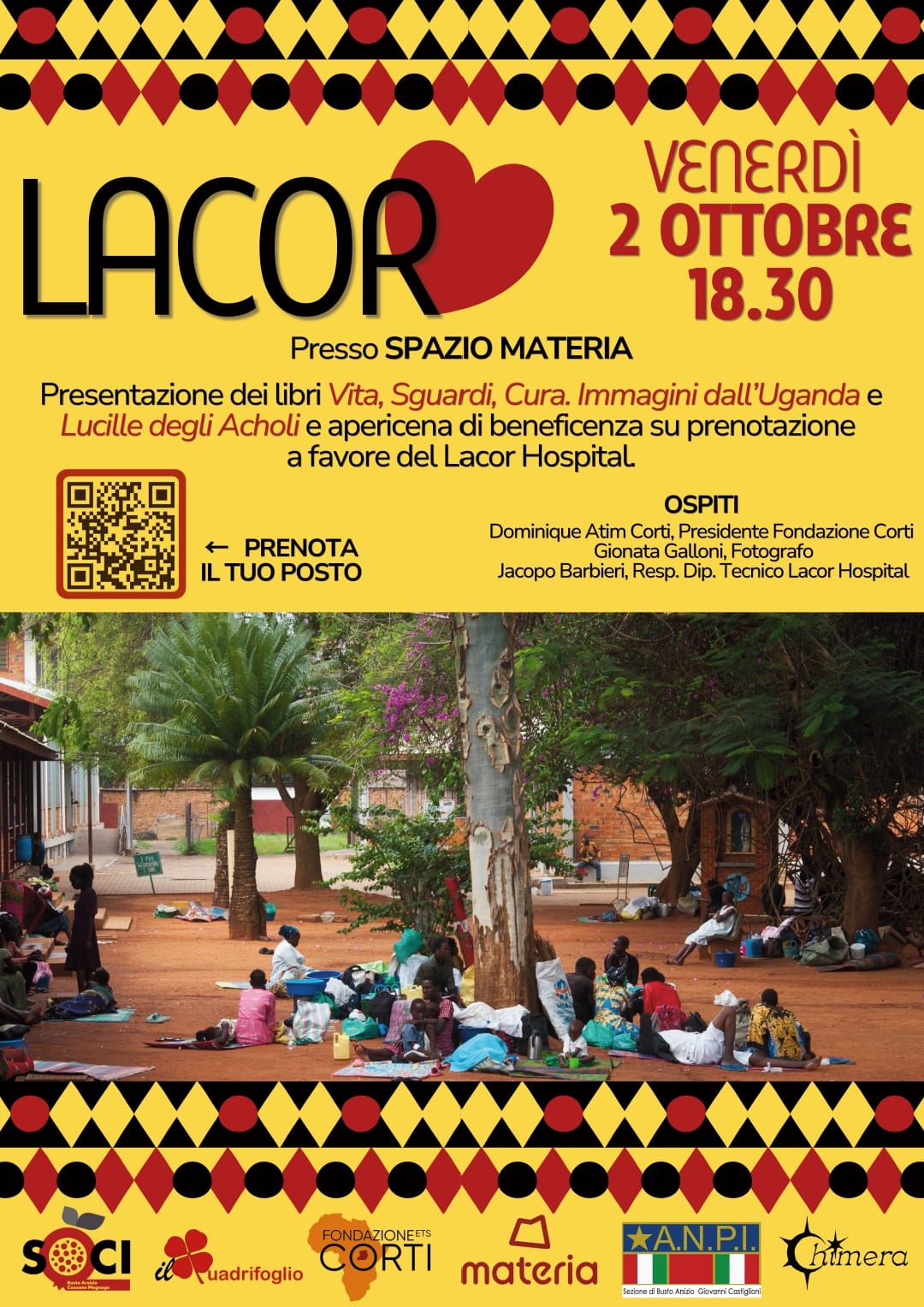 LACOR – Presentazione dei libri "Vita, Sguardi, Cura. Immagini dall'Uganda" e "Lucille degli Acholi"