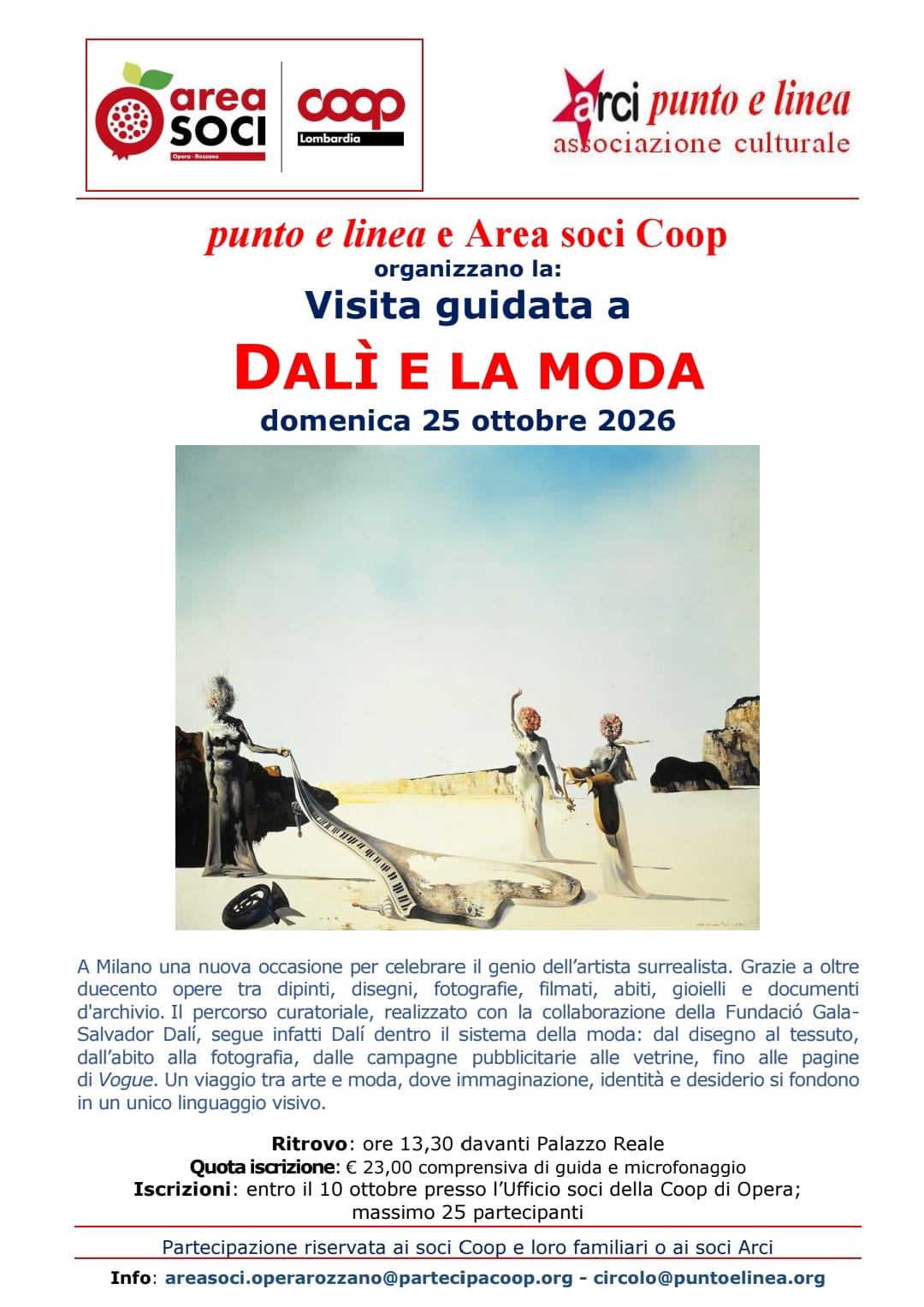 Visita guidata a Dalì e la Moda
