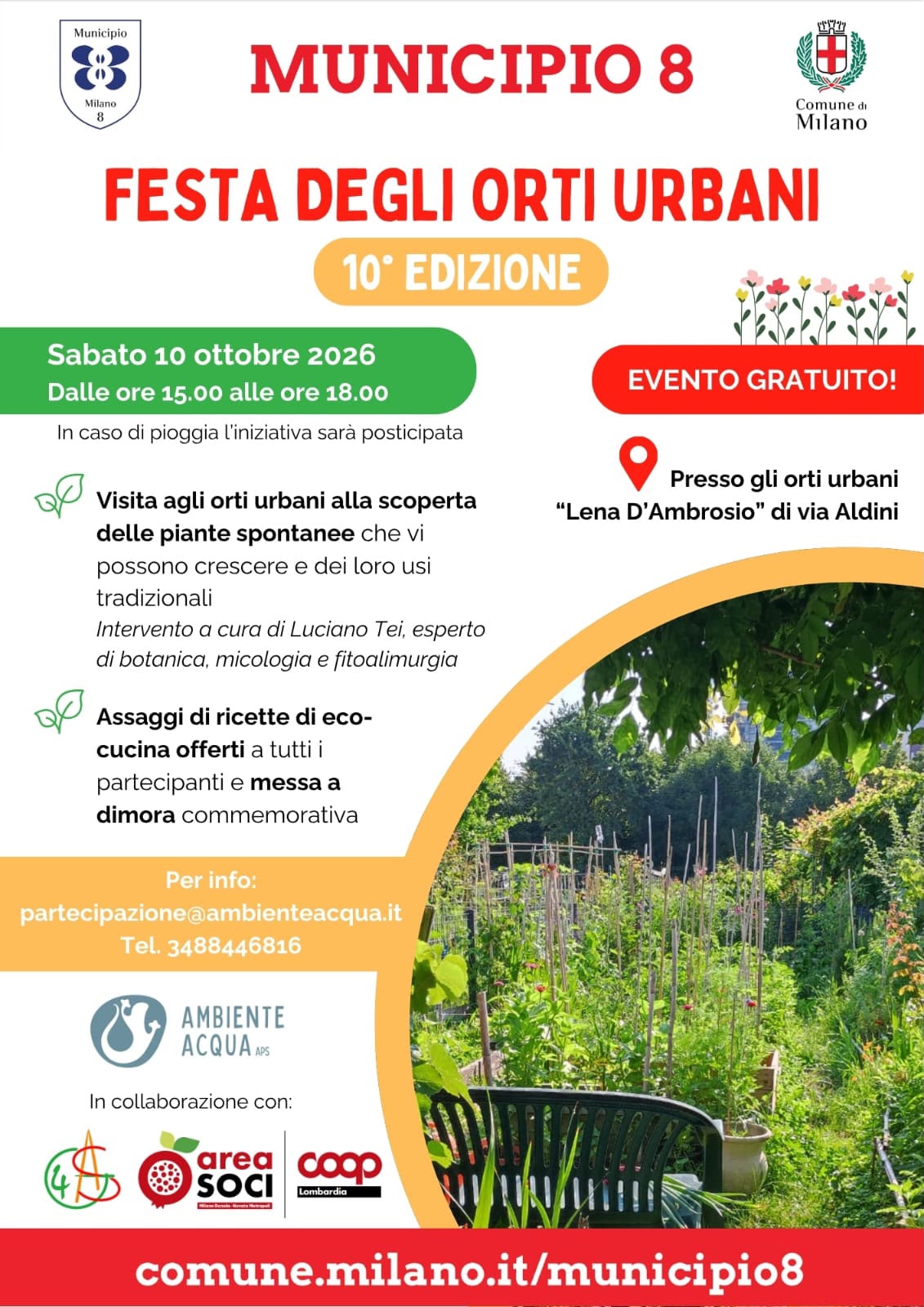Festa degli Orti Urbani – 10ª Edizione